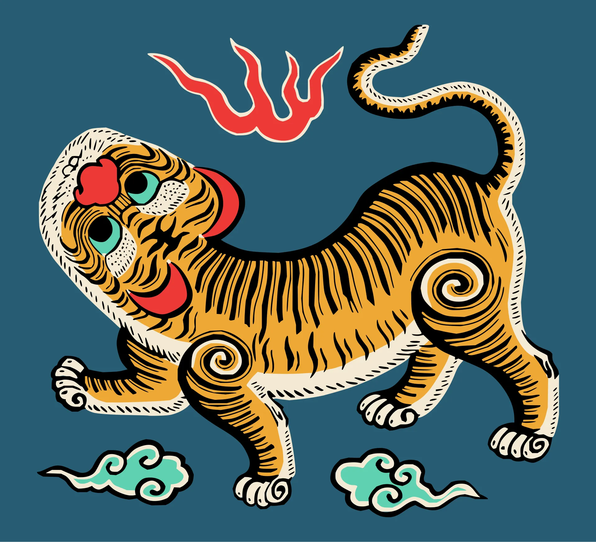 台灣民主國國旗