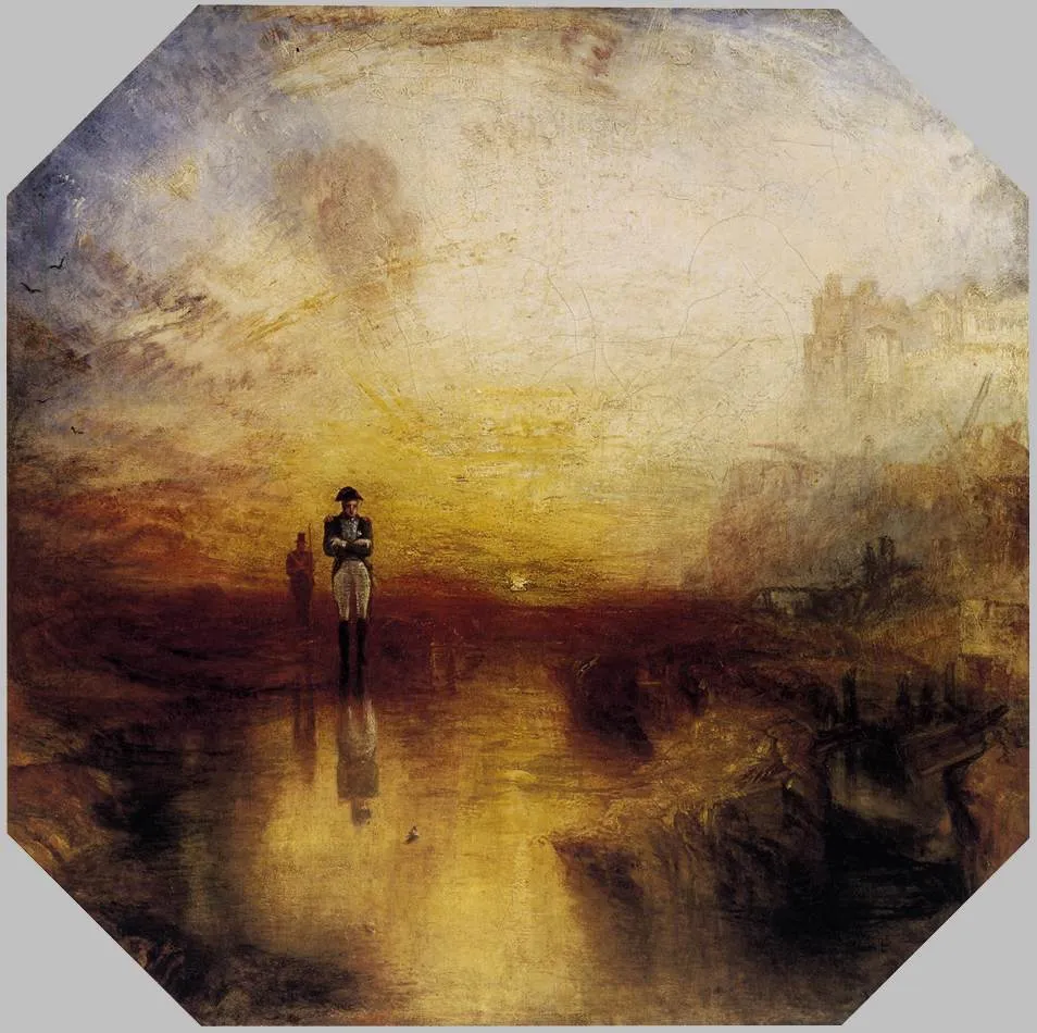 《戰爭:流放與帽貝》,J. M. W. Turner 油畫(1842年)