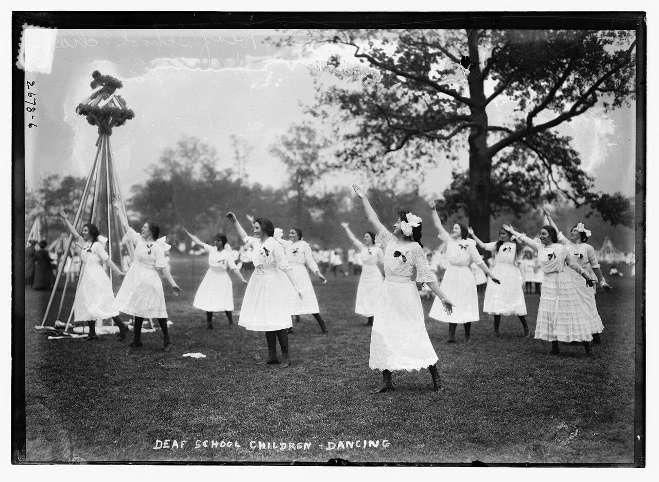 Deaf school children - dancing LCCN2014692882