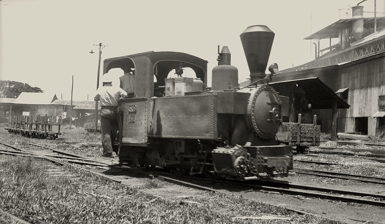 Mulgrave Central Mill Decauville Locomotive No. 9 tank type 1930s. University of Newcastle - Australian Railway Historical Society NSW (Collection Antony Roth)