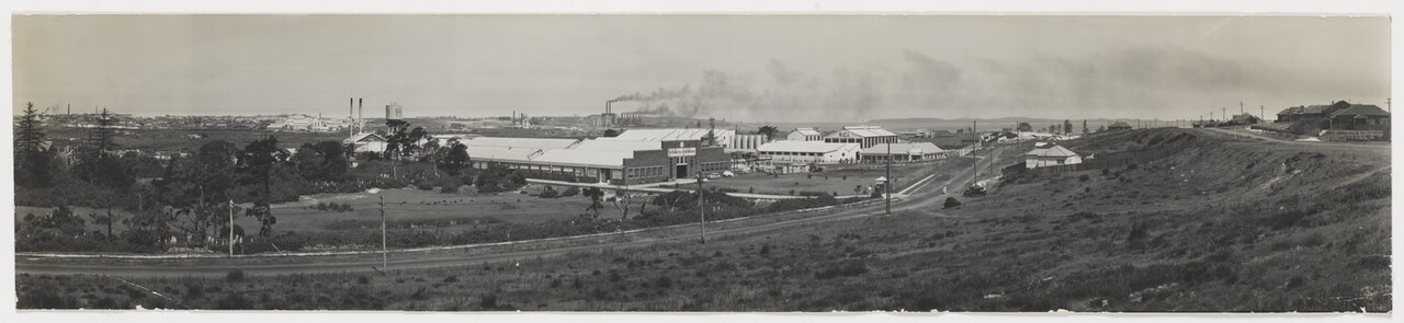 A panorama of Botany, looking south towards Botany Bay and Bunnerong, Sydney, 1949-1950 - H. Chargois (8140293924)