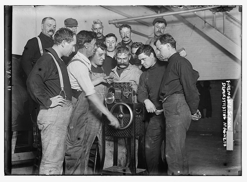 Firemen's School - demonstrating magneto LOC 2163700434