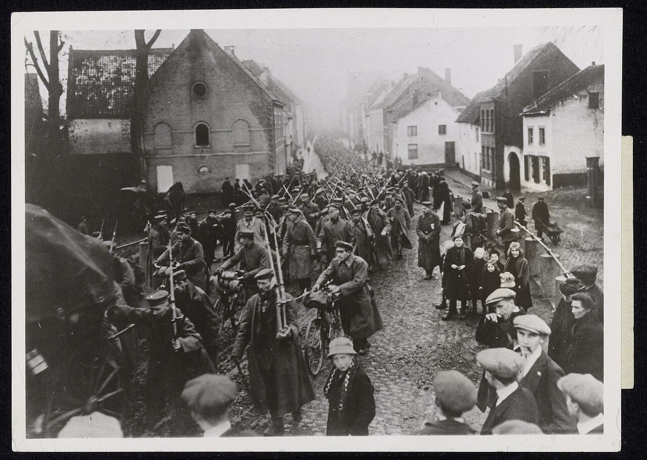 WORLD WAR 1. Soon after the armistice, German troops entered the Province of Lim, Bestanddeelnr 158-0831
